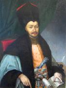 Anton Chladek Portrait of Ienachita Vacarescu oil painting on canvas